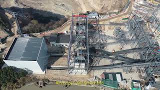 barite ore stone crusher processing plant