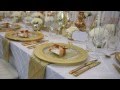 Gold and white opulence wedding styled by enchanted empire event artisans