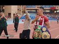 جماهير الكوكب المراكشي تحتفل بالبطل المغربي في الملاكمة طارق هيدر وسط أجواء حماسية