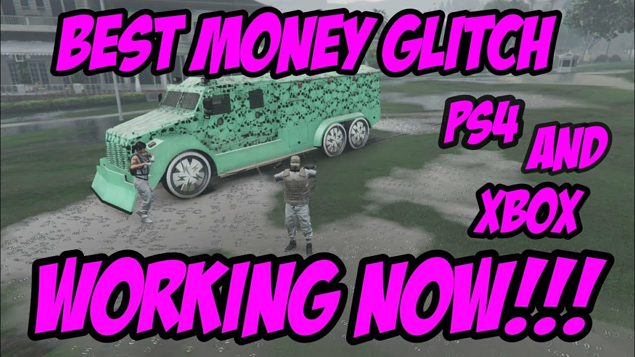 GTA 5 BEST MONEY GLITCH WORKING NOW PS4 AND XBOX GTA V MONEY GLITCH 