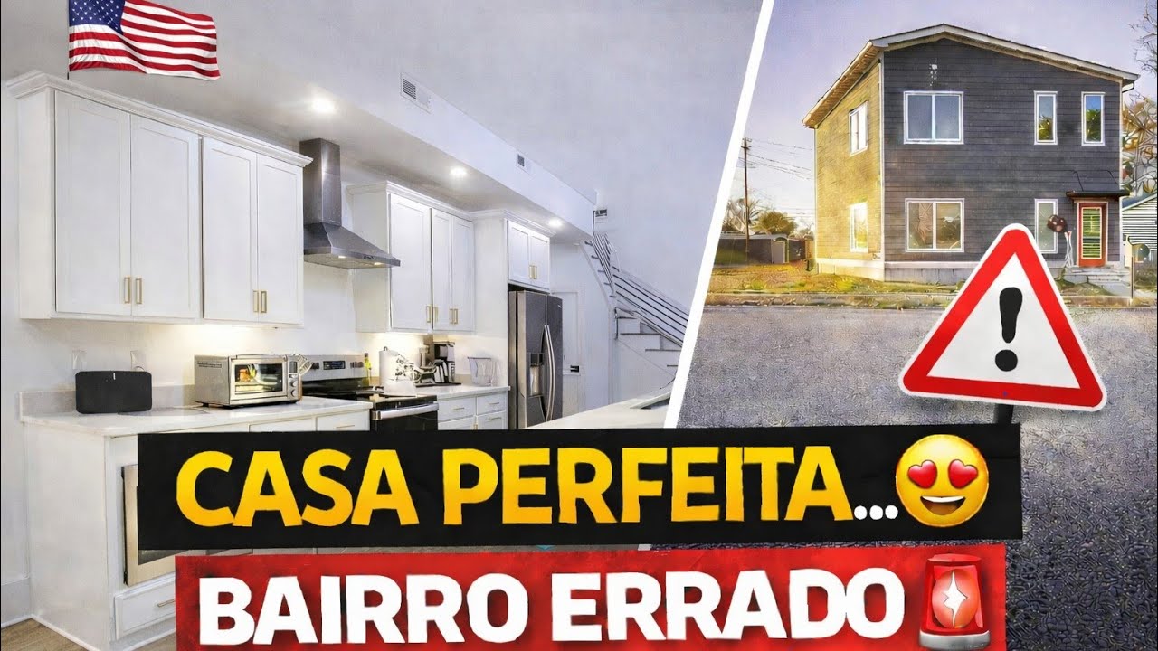 A casa perfeita 🇺🇲… mas no bairro errado 😳🏡
