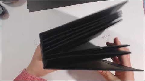 Graduation MIni Album part 3 Attaching binding and pages