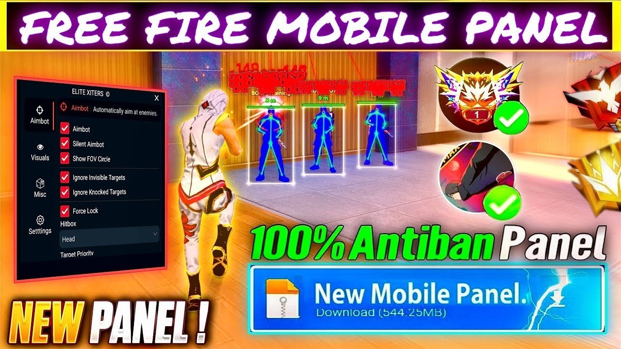 Free Fire Antiban Panel ☠️ Location + Aimbot Injector 🔥 SARTHAK 777 