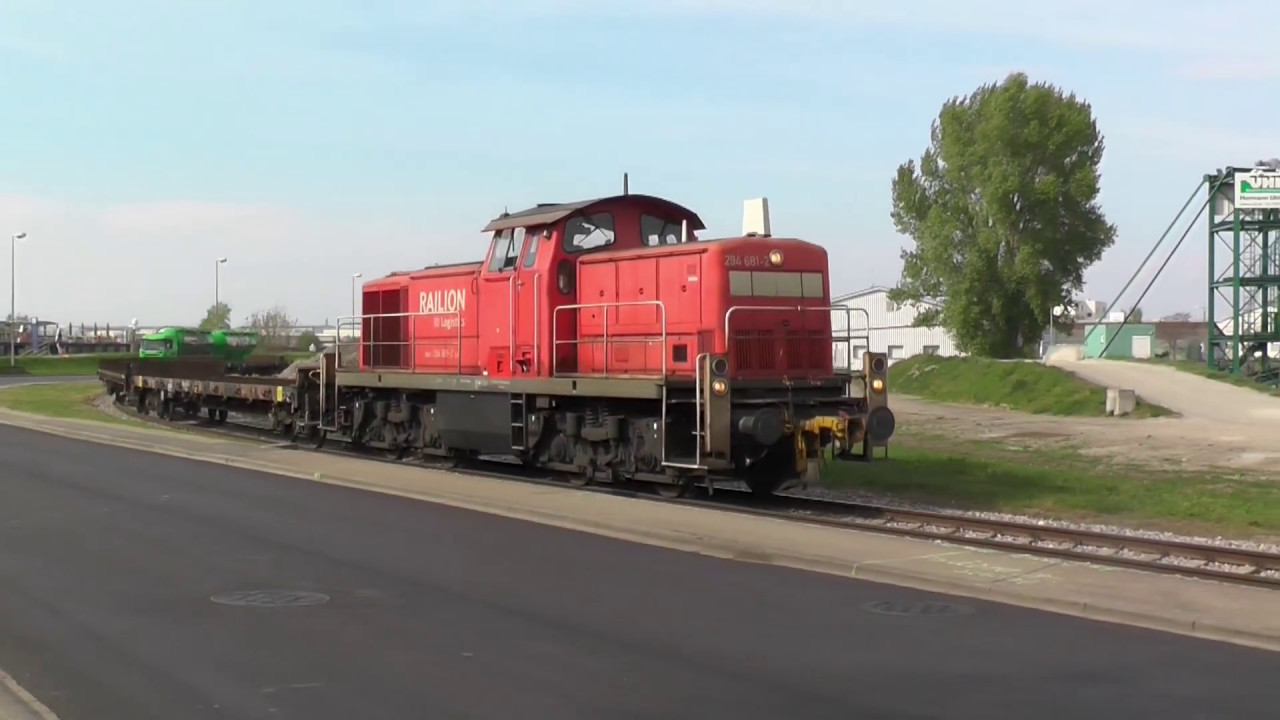 Kehl Hafenbahn im großen Rheinhafen