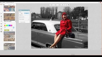 Tutorial picmonkey black /white and color