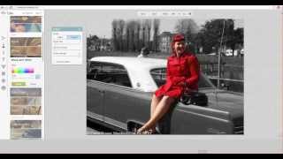 Tutorial picmonkey black /white and color