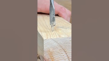 How to drill cleanly #woodworking #diy #tipsandtricks #lifehacks #drilling