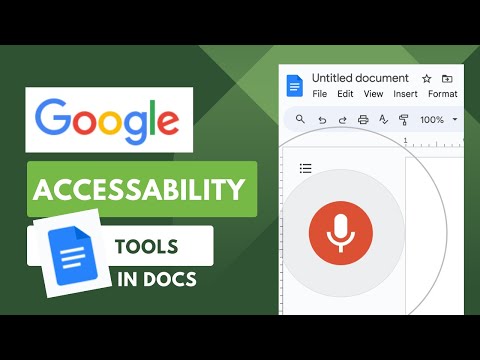 Using Google Docs Accessibility Tools