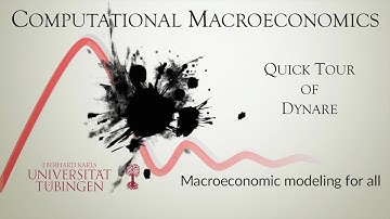 Quick Tour Dynare (focus on solution methods and simulations)