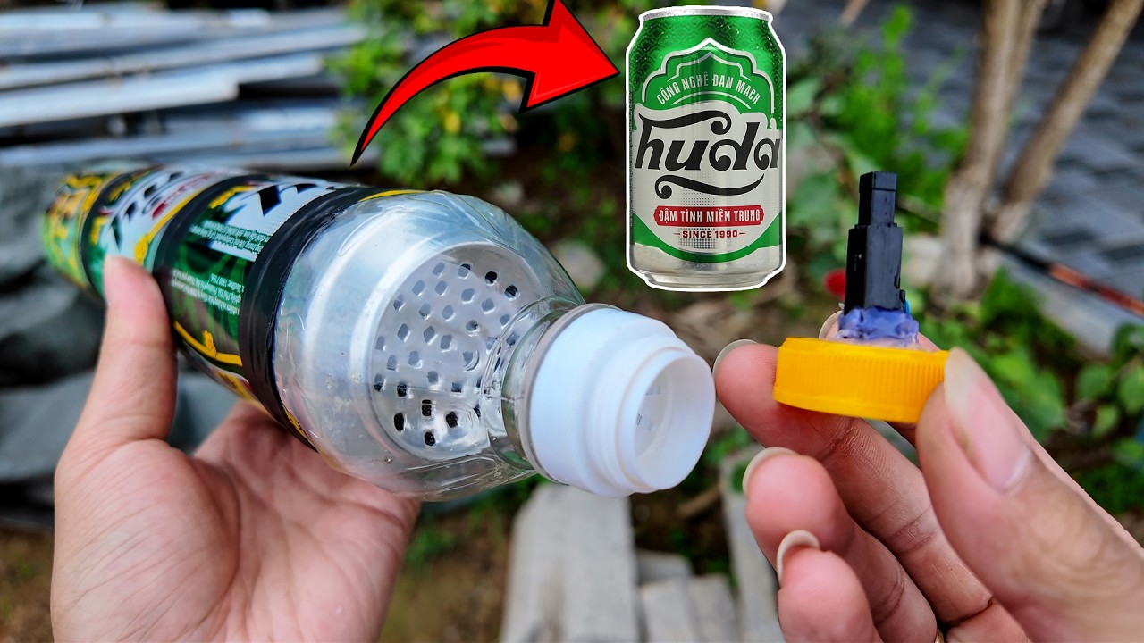 Cách Làm Boga Đuổi Chuột Đơn Giản Từ Lon Bia Huda