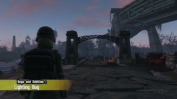 Fallout 4 - Bugs and Oddities - Deathclaw Lightning and Lighting Bug
