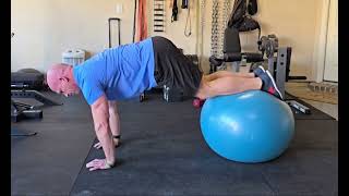 Stability Ball Atomic Crunch