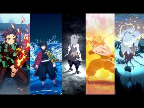 Demon Slayer Hinokami Chronicles - All Ultimate Attacks (Japanese) (4k) 鬼滅の刃：ヒノカミ血風譚