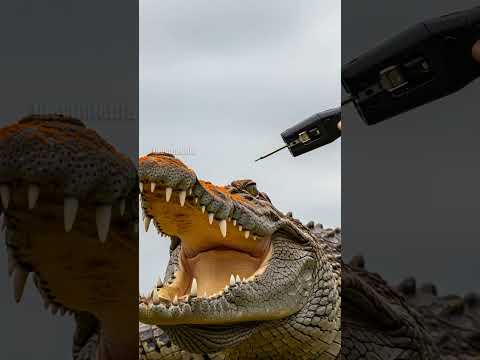 A Park Ranger is going to save a zebra foal from the jaws of a deadly crocodile.