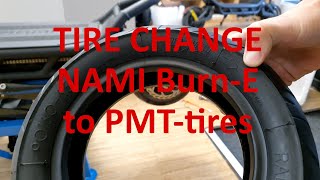 How to change tires on NAMI Burn-E to PMT-Tires | Step by Step