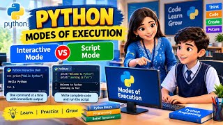 🐍 Python Modes of Execution in Hindi 💻 | Interactive Mode vs Script Mode | Learn Python Easily