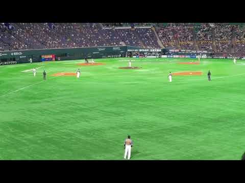 20210307　ｽﾋﾟｰｶｰから流れる【今宮健太】応援歌　4回ｳﾗ　福岡ｿﾌﾄﾊﾞﾝｸﾎｰｸｽ@福岡PayPayﾄﾞｰﾑ［ｵｰﾌﾟﾝ戦］外野ﾗｲﾄ