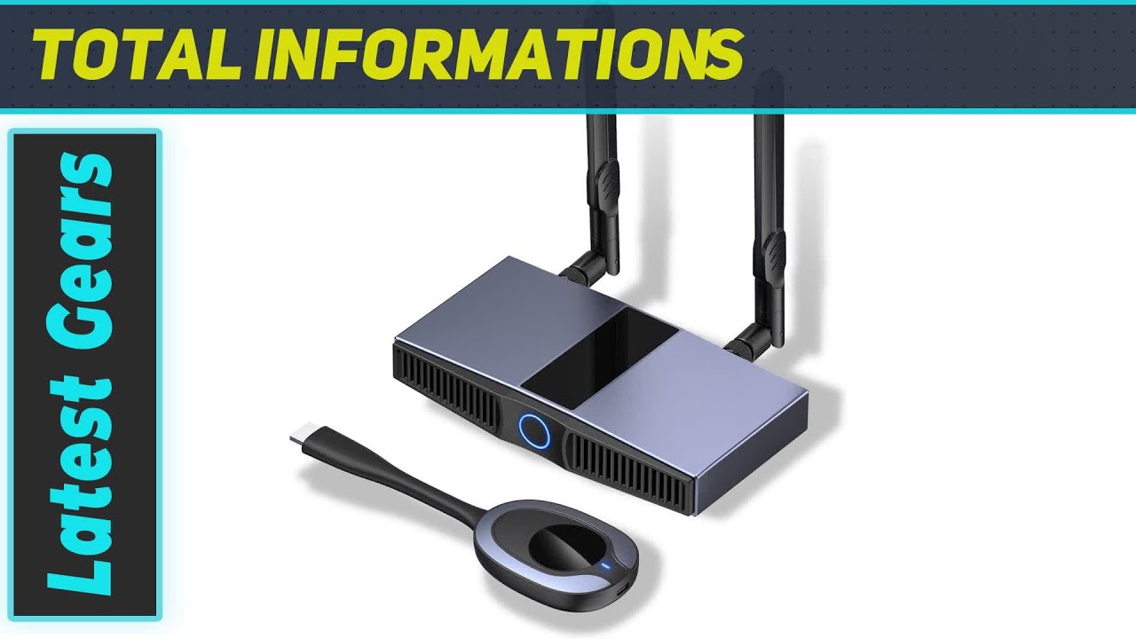 Wireless HDMI Transmitter and Receiver Kit for Seamless 4K Streaming