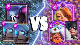 PEKKA TEAM Vs AXE TEAM EVOLUTION | Clash Royale Challenge