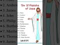 Jesus 12 Disciples Names Of Jesus Disciples