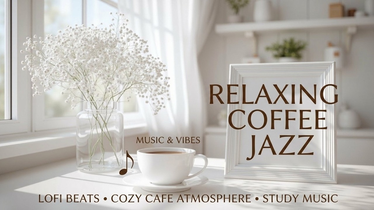 Cozy Coffee Shop Jazz | Relaxing Bossa Nova Music For Morning Study and ...