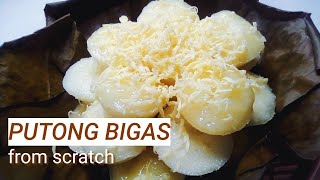 PUTONG PUTI | STEAMED RICE CAKE FROM SCRATCH