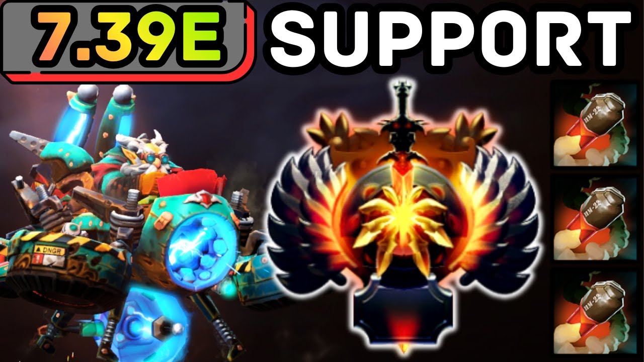 🔥 GYROCOPTER SOFT SUPPORT ROCKET BARRAGE DAMAGE | DOTA 2 GAMEPLAY 🔥