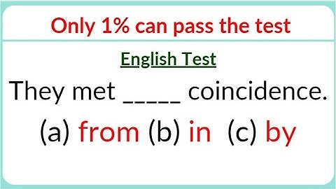 English Mixed Grammar Test 🌟 Only 1% can pass the test