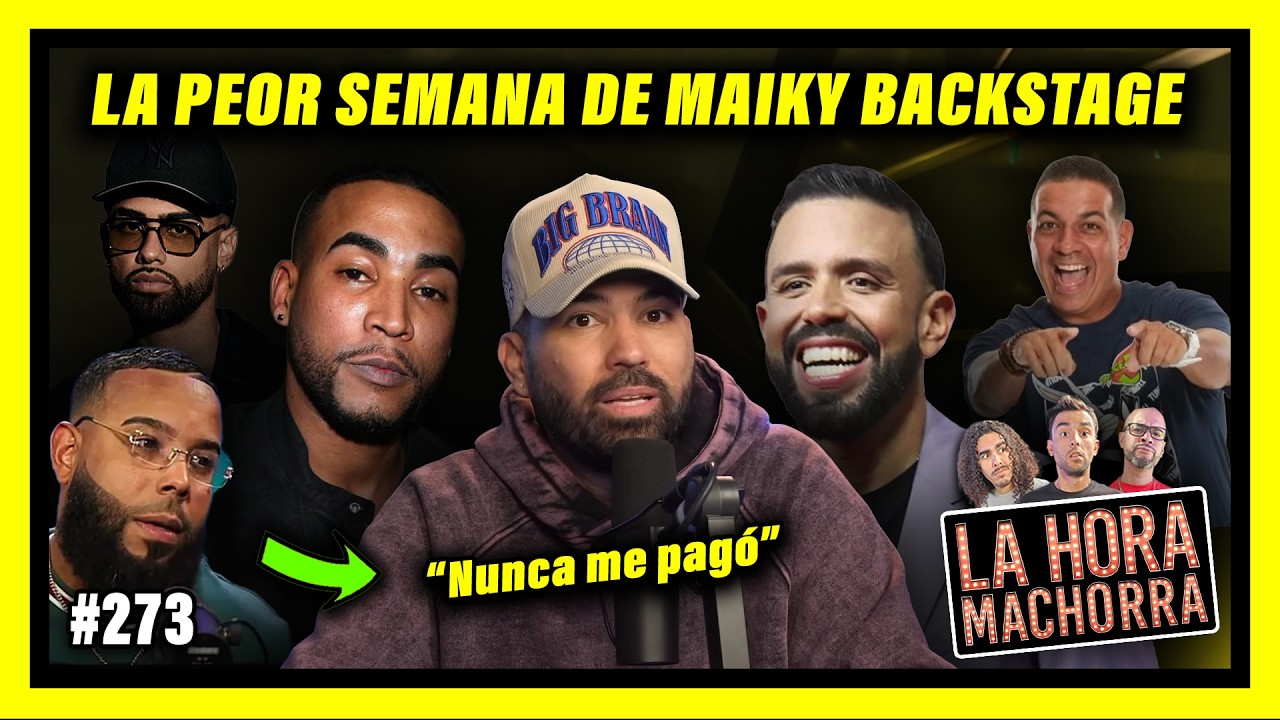 MAIKY BACKSTAGE  NO PARA DE COGER CANTAZOS