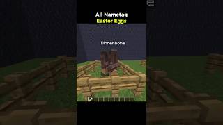 All Nametag Easter Eggs in Minecraft