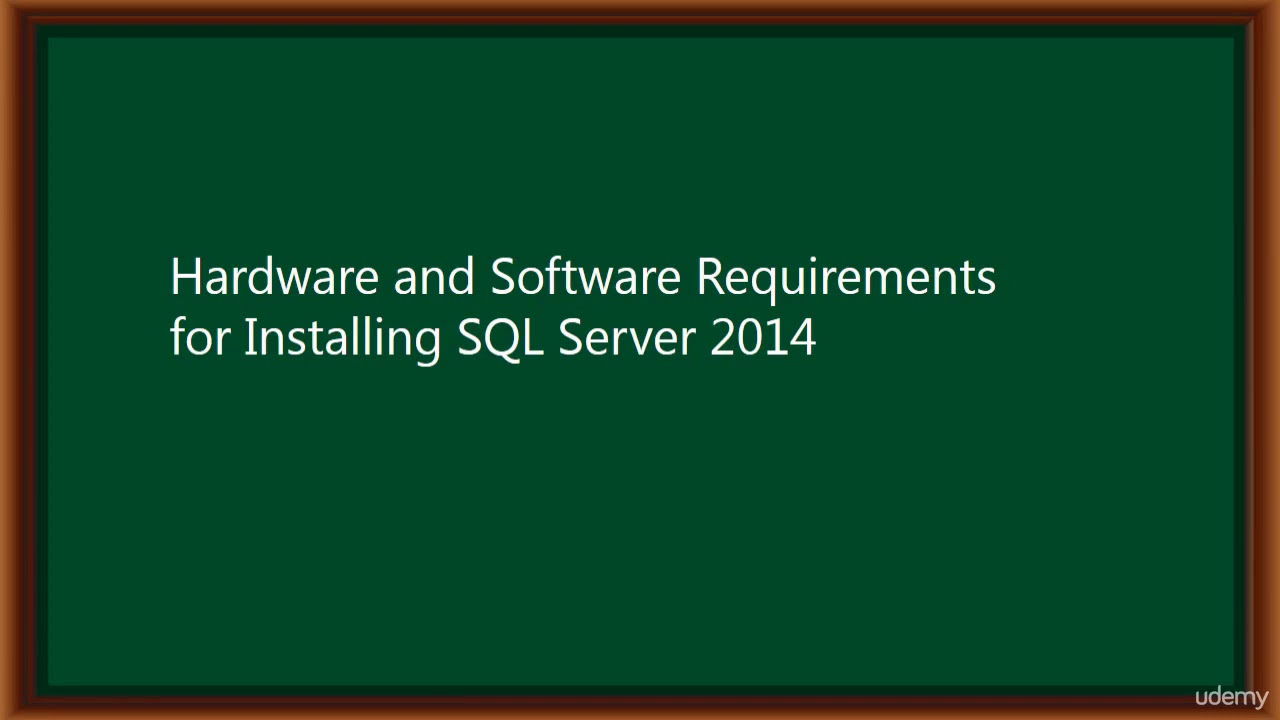 SQL Tutorial - Hardware and software requirements Installing SQL Server ...