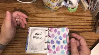 Micro Happy Planner Notebook Set Up