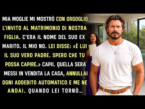 Video Mia Moglie Mi Mostrò Con Orgoglio L'Invito Alle Nozze Di Nostra Figlia: C'era Il Nome Del Suo Ex…