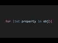 'For In' In JS