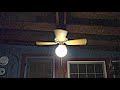 36" White Emerson KB55 Designer Ceiling Fan