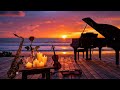 Calm Romantic Sunset by the Sea 🌹 Soft Sax Piano & Violin Deep Relaxation 🌹