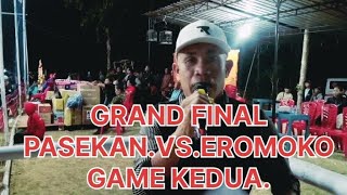 ANGOP BALANCE: GRAND FINAL REGENCY CUP SECOND GAME. PUTRI PASEKAN. VS. EROMOKO.