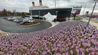 Titanic Musuem Attraction in Branson, MO Flag Display