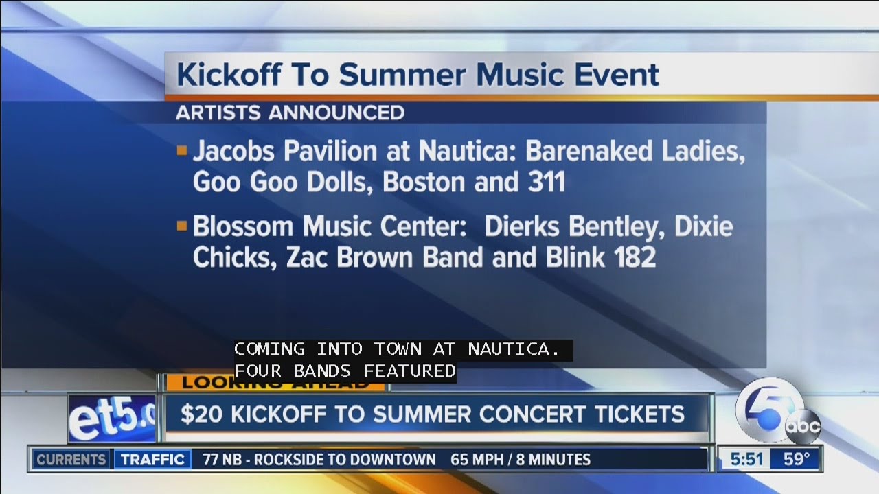 Live Nation offers $20 concert tickets