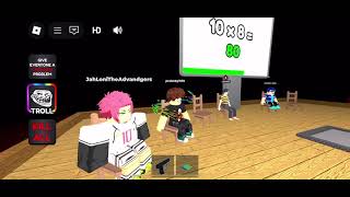 Playing Math Madness! #math #roblox