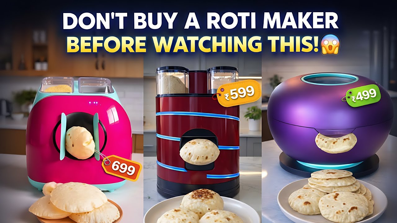 Top 10 Viral Fully Automatic Roti Maker Machines 🤯 