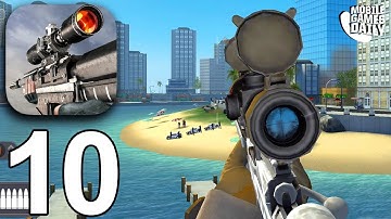 SNIPER 3D ASSASSIN - Martinville Missions 1-14 - Gameplay Walkthrough Part 10 (iOS Android)