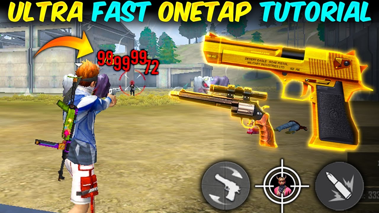 Desert Eagle & M500 One Tap Headshot Trick 📲| No Recoil | Desert Eagle ...