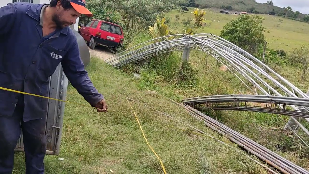 Como fazer armação de ferro para estufa de café