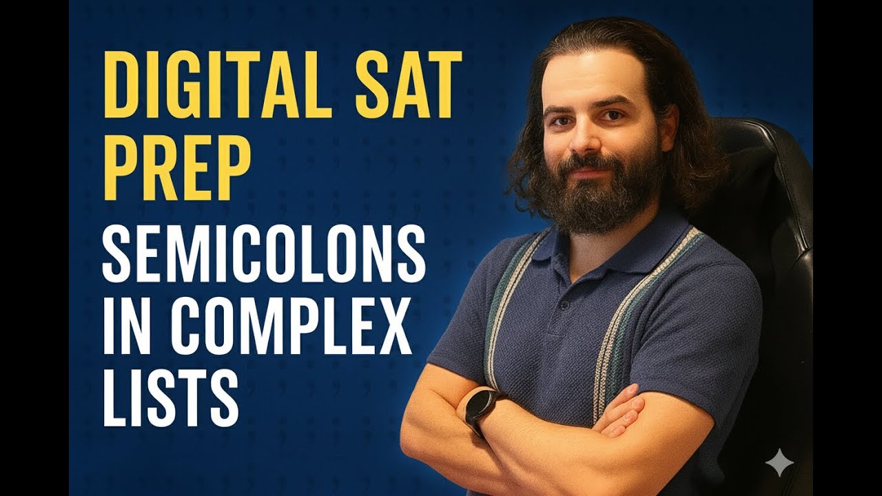 Digital SAT English - Complex List Questions - Lists with Semicolons ...