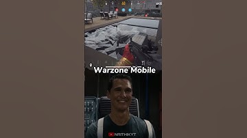 Insane Glass breaking Animation In COD Mobile Vs Warzone Mobile 👀🥵 #wzm #codwzm #codm #shorts