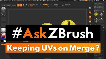 #AskZBrush: “Is there a way to merge Subtools together and keep UVs?”
