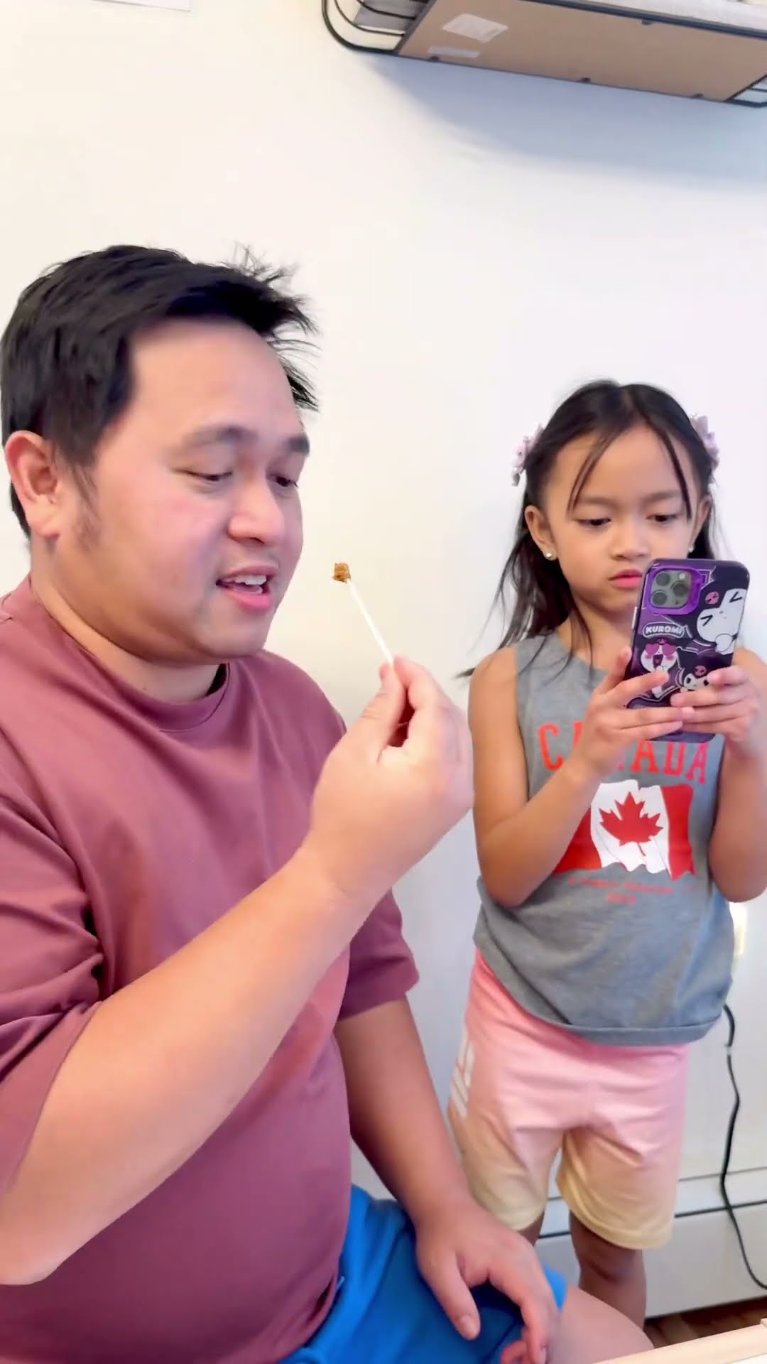 She thought it came from dad’s ear ????❤️??