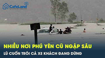 Cảnh tượng xót xa: Nhiều khu vực của phú yên cũ ngập sâu, lũ dữ cuốn trôi cả xe khách đang dừng