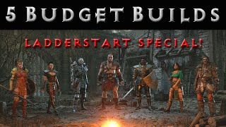 D2R Season 5 Special - 5 Budget Builds for the Ladder Start! [Diablo 2 Resurrected Character Guides]